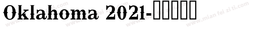 Oklahoma 2021字体转换